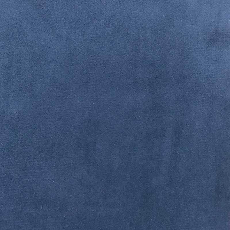 Lux Street Bedhead Deep Blue Velvet Fabric Swatch