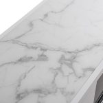 amalfi lowline tv unit white gloss carrara marble printed glass top close up detail 5546f408 3138 4e18 9535 ab41ccdc8841