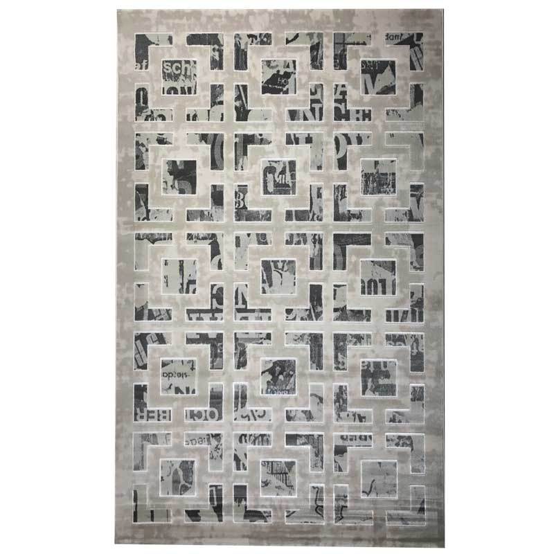 arctic luxury floor rug warm grey geometric pattern LS ICE4695 160 59d9d590 0839 4d1a a028 fd631c11603b