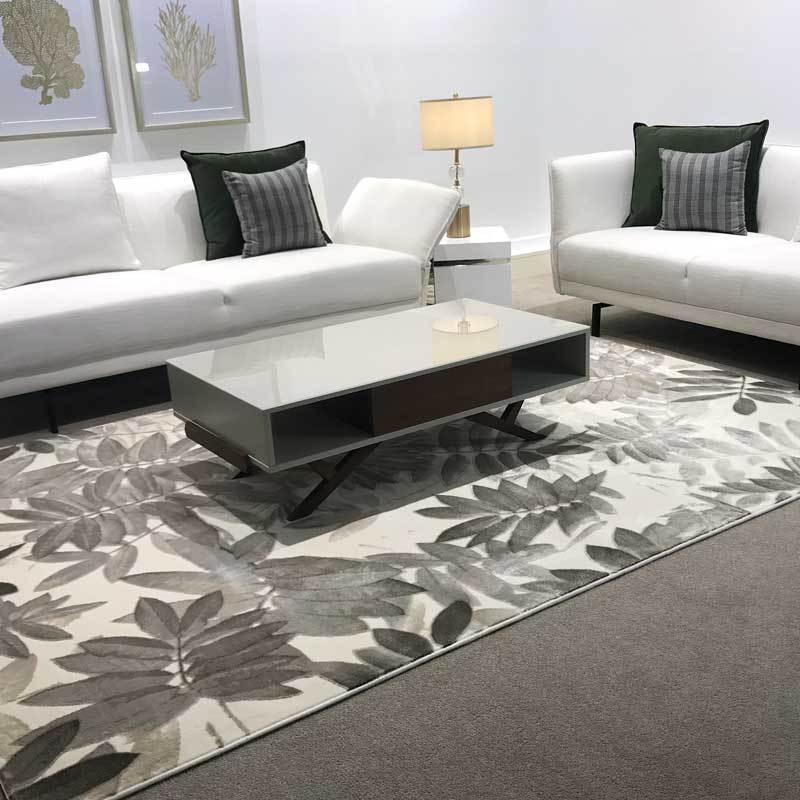 conda luxury livingroom floor rug tropical black white pattern LS ANGOLA5613 160 e4bcfe2a dedf 4619 a37e 04b943347e41