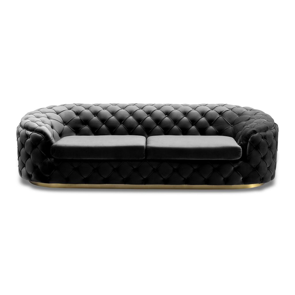 coventry deep buttoned curved arm 3 seat sofa ebony 5a4fb012 4a46 4091 850a 08775db5763e