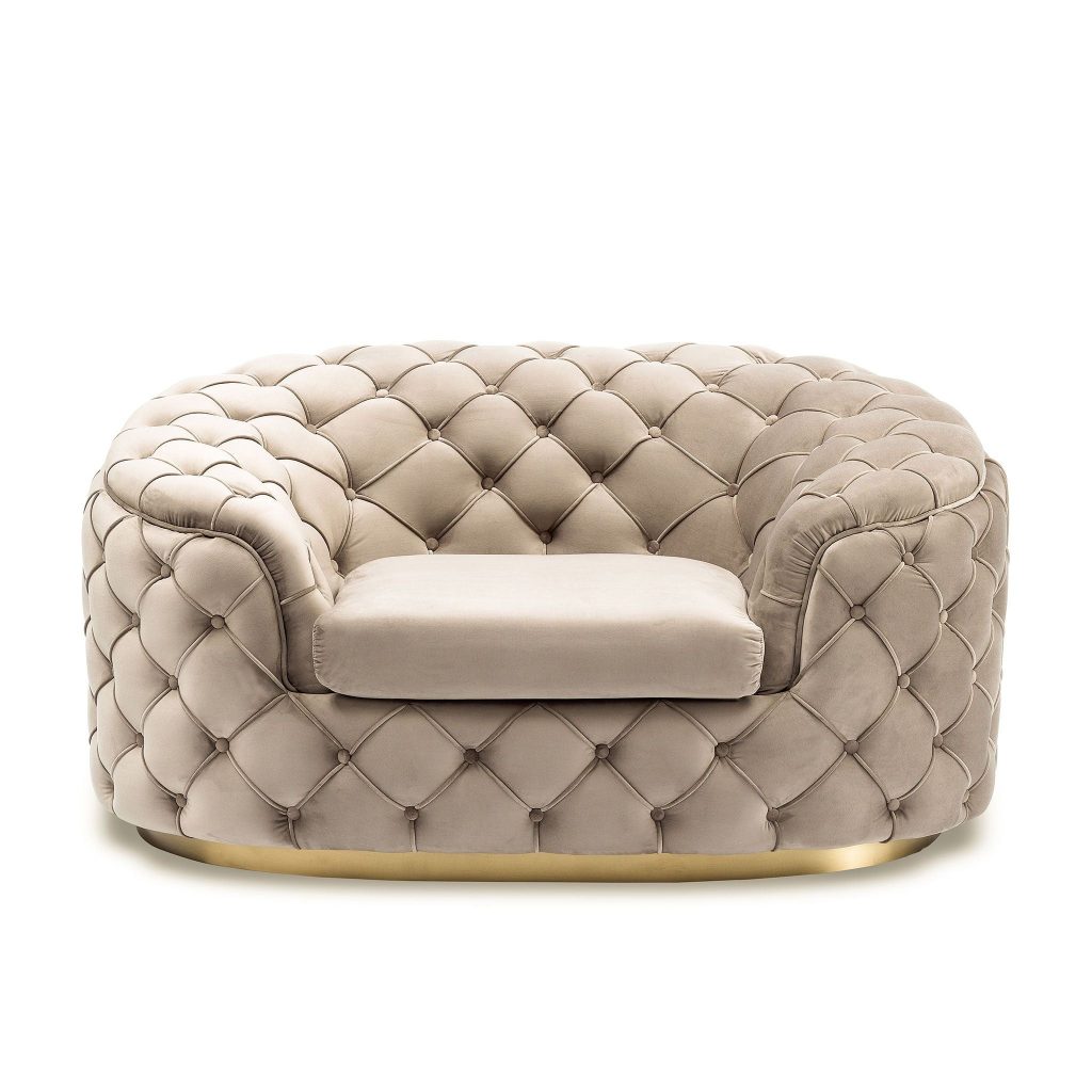 coventry deep buttoned curved arm armchair 1 searter pearl