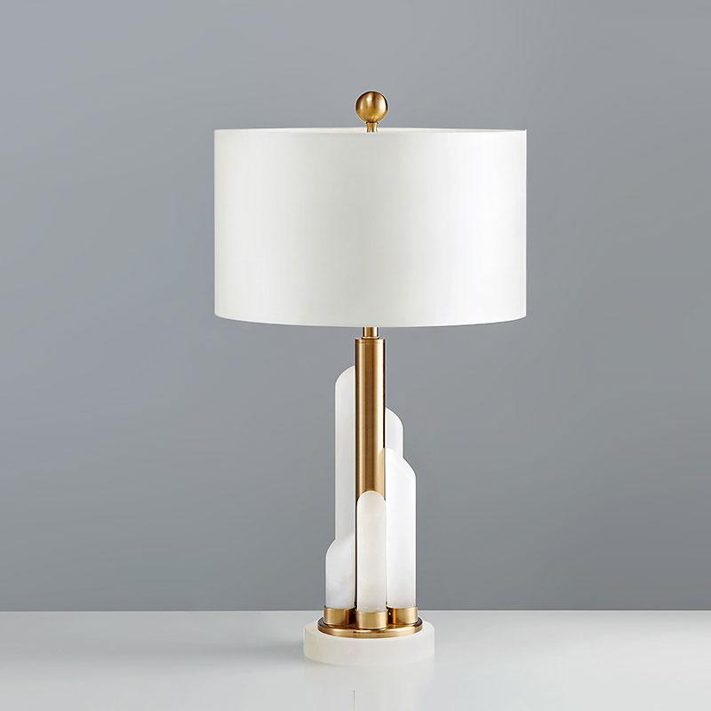 hollywood regency modern gold crystal table lamp LS 8109