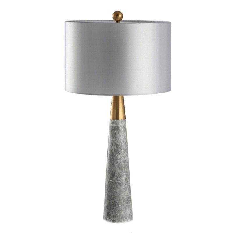 houston grey marble table lamp grey lamp shade LS 8262