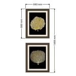 lux street Timber Frame Gold Foil Print Fan Coral Art set 1 portrait orientation dimensions f81a9c17 8155 43c7 b63d 40415cddcb6d