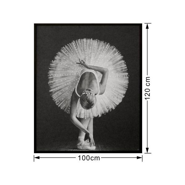 lux street ballerina 1 black and white special artwork crystal SWH00440 sparkle diamonds dimensions