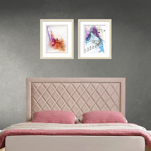 lux street bella velvet upholstered bedhead SK 32 luxury lifestyle
