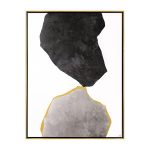 lux street boulders pair modern black silver gold YH01268 black frame image 1