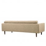 lux street buttoned hamptons style 3 seater beige