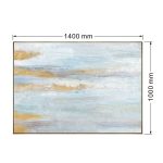 lux street clear view modern abstract brush strokes gold foil timber frame SL ID013 dimensions