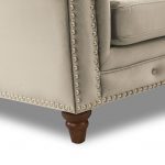 lux street eaton buttoned hamptons style 1 seater2 taupe H600 2