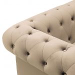 lux street eaton buttoned hamptons style seater 2 2  beige base beige H600