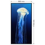 lux street jellyfish light up box art touch sensor dimmable LS DH0017 dimensions