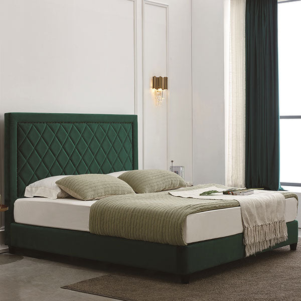 lux street milano velvet upholstered bedhead SK 33 luxury 2