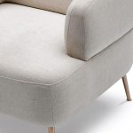 lux street newcastle occasional chair velvet textured woven upholstered MW 1960 detail