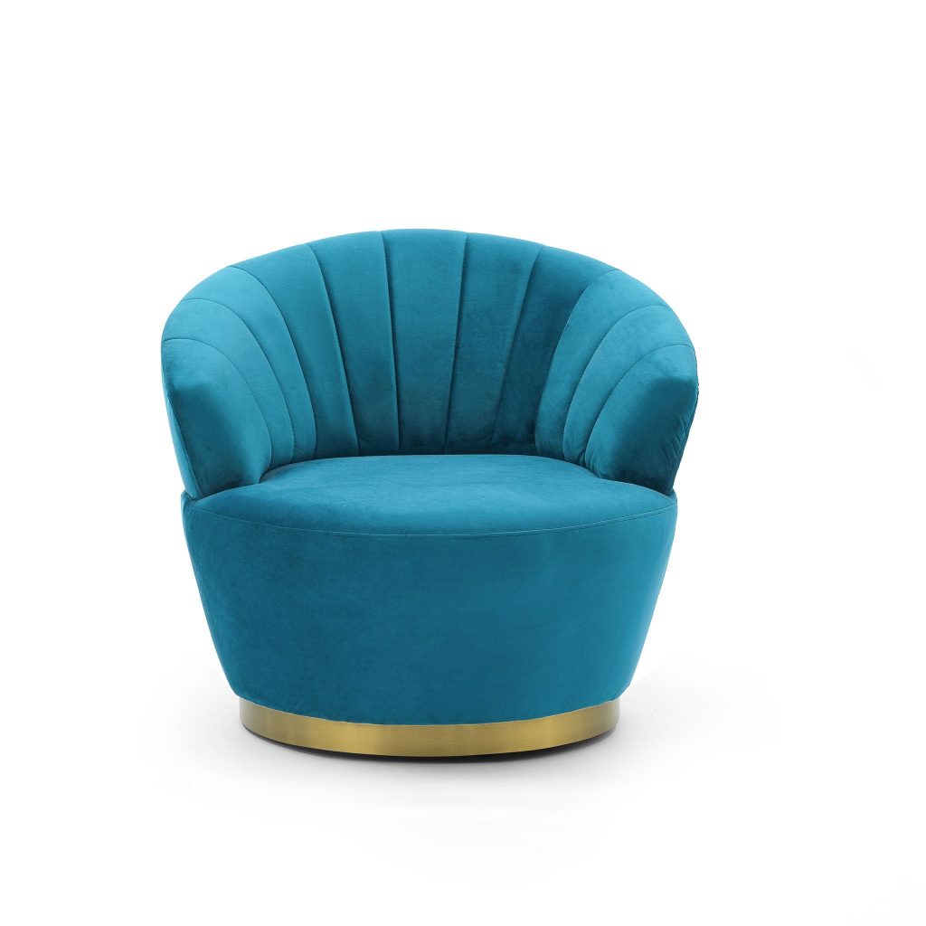 lux street piccadilly swivel occasional chair velvet peacock