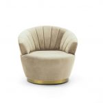 lux street piccadilly swivel occasional chair velvet pearl