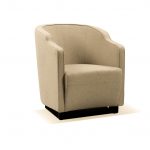 lux street regent fabric occasional chair linen beige