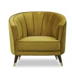 lux street soho fabric occasional chair velvet gold2