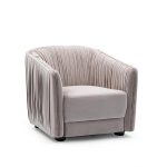 lux street strand occasional chair velvet pleated outside back MW 1936 2