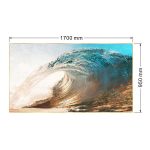lux street the wave large ocean wave barrel YH01331 dimensions