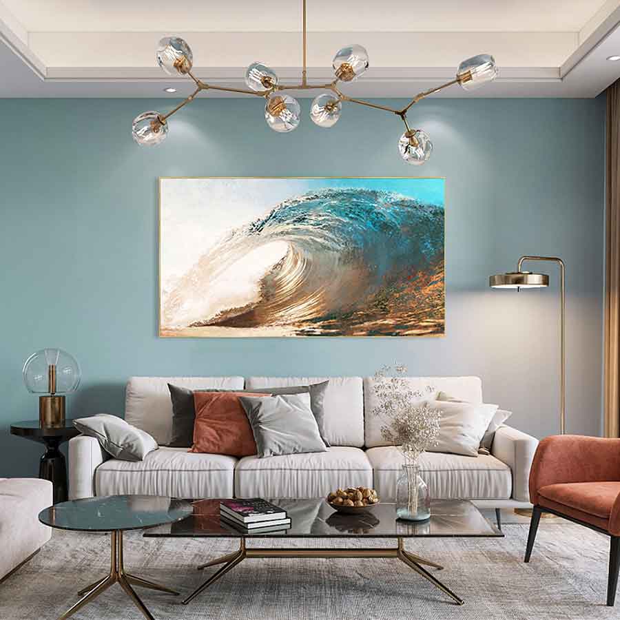 lux street the wave large ocean wave barrel YH01331 lifestyle image