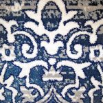 lux street indigo luxury patterned floor rug detail