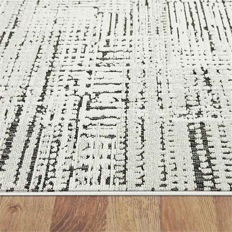 lux street modern abstract galaxy grey floor rug thickness
