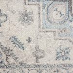 lux street persia grey blue design floor rug detail
