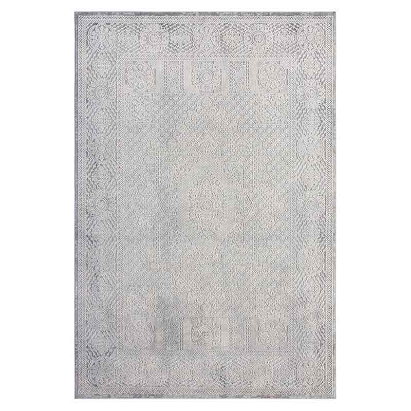 lux street sahara contemporary persian style grey floor rug main image