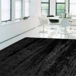 lux street shaggy soft thick floor rug black lifestyle 7c1720be 8307 465c aed7 6ef1016f6076