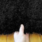 lux street shaggy soft thick floor rug black thickness 5302430a fe50 459f 8b70 08c8f6ea049f