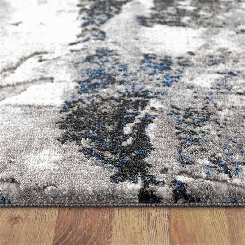 lux street signature abstract grey blue bronx floor rug thickness