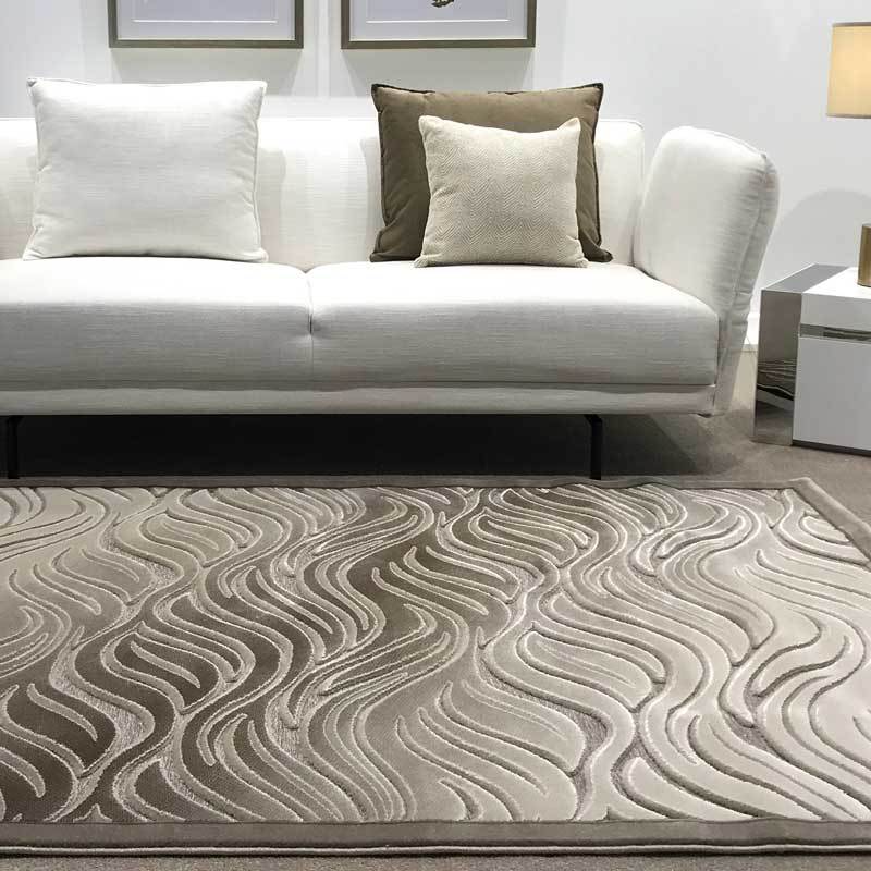 newport luxury livingroom floor rug latte wave pattern LS OCEAN6845C 160 ea7dcdc5 6dfd 496d bbd3 b27a58b15072