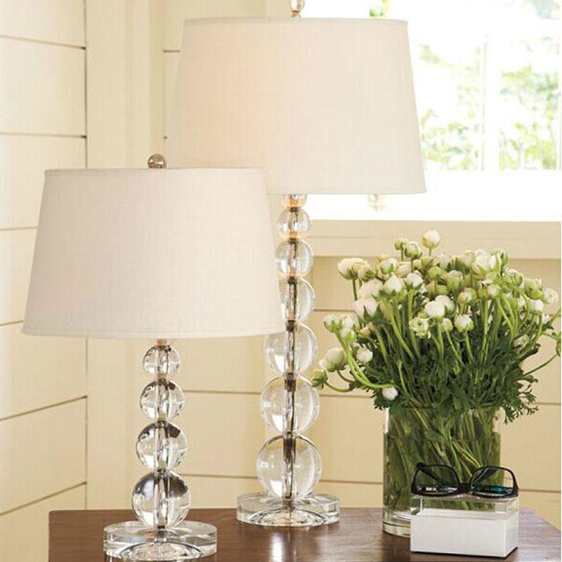 rodeo crystal table lamp cream lamp shade LS 8309S