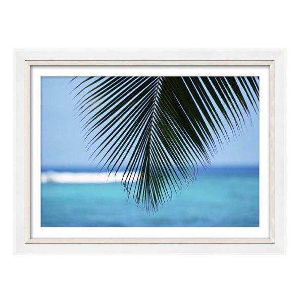 silver white gloss frame beach photography print set 01 LS PT1017 1 image 1