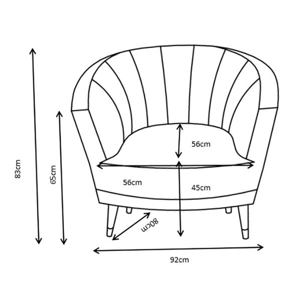 soho luxury velvet occasional armchair plush bedroom chair elegant class luxe LS MW290 dimensions baeb73dc fd36 4601 ad0e 3044f0655393