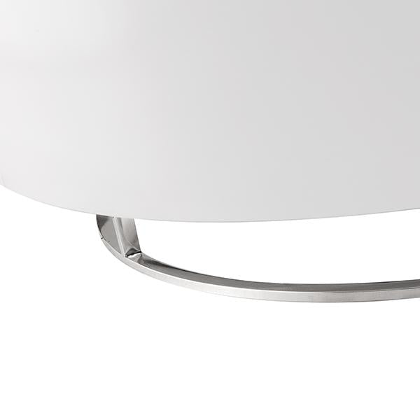 sorrento round coffee table stainless steel ring base white gloss modern detail c90dbdce 8734 4abd be22 f38270eaafe9