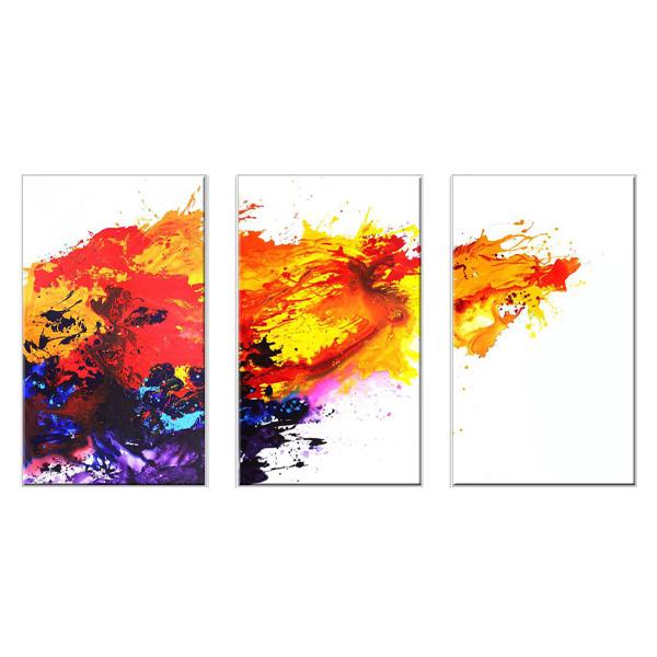 white frame artwork flame trail triptych art set LS YH691 c575605d dae9 4a76 90df f08e513d9bb9